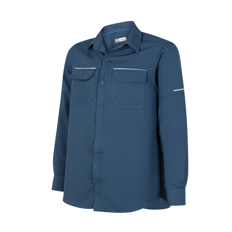 Camisa Outwork Jubae Ripstop - azul-royal, xl