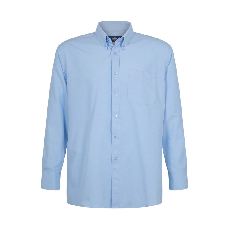 Camisa Oxford Con Bolsillo - celeste-claro, xl
