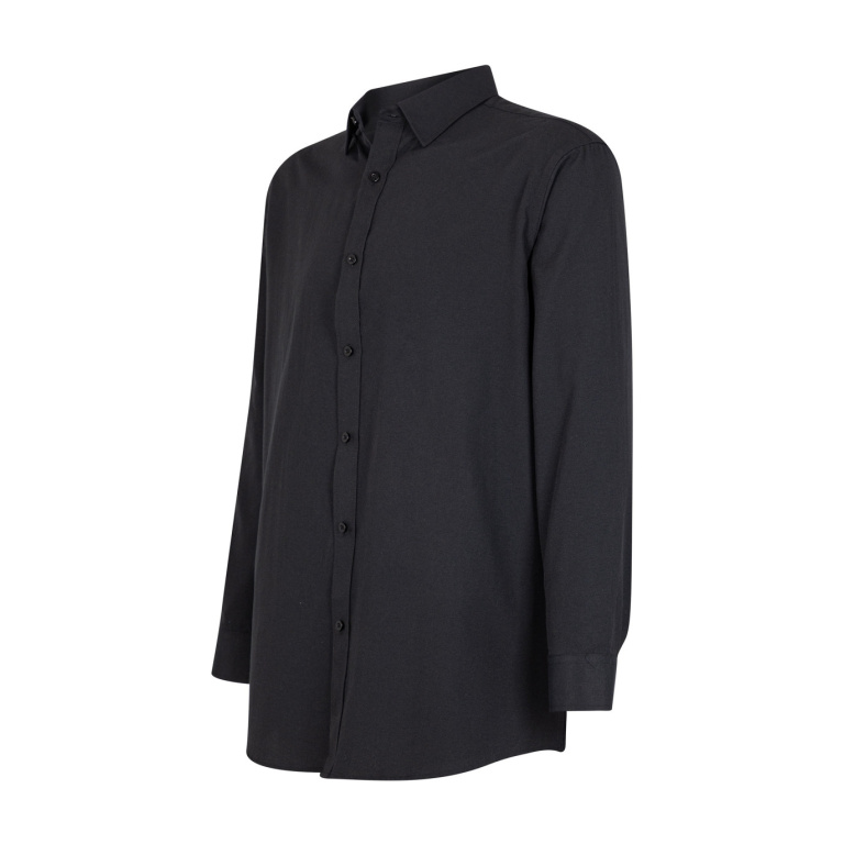 Camisa Oxford Negra - negro