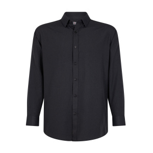 Camisa Oxford Negra - negro
