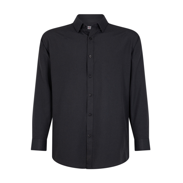 Camisa Oxford Negra - negro