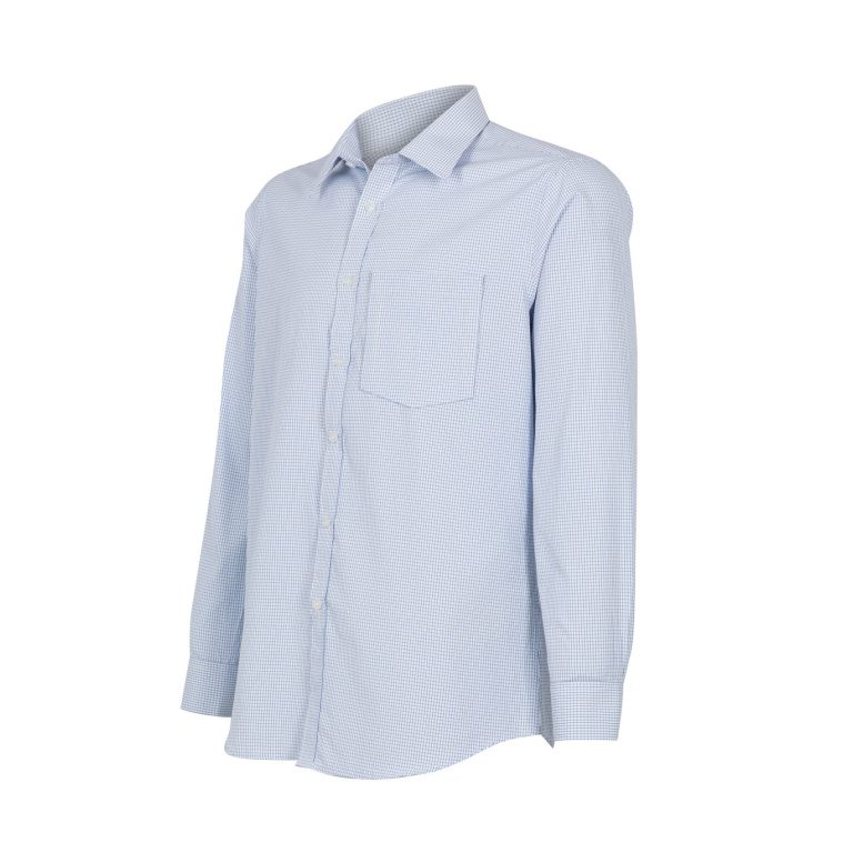 Camisa Trevira Urban Cuadros - celeste-claro, xl