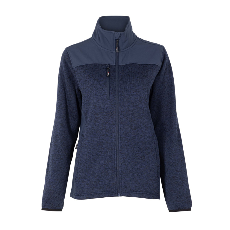 Chaqueta Knit Fleece Mujer - azul, s