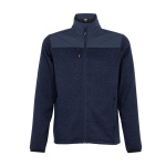 Chaqueta Knit Fleece Hombre - azul, s