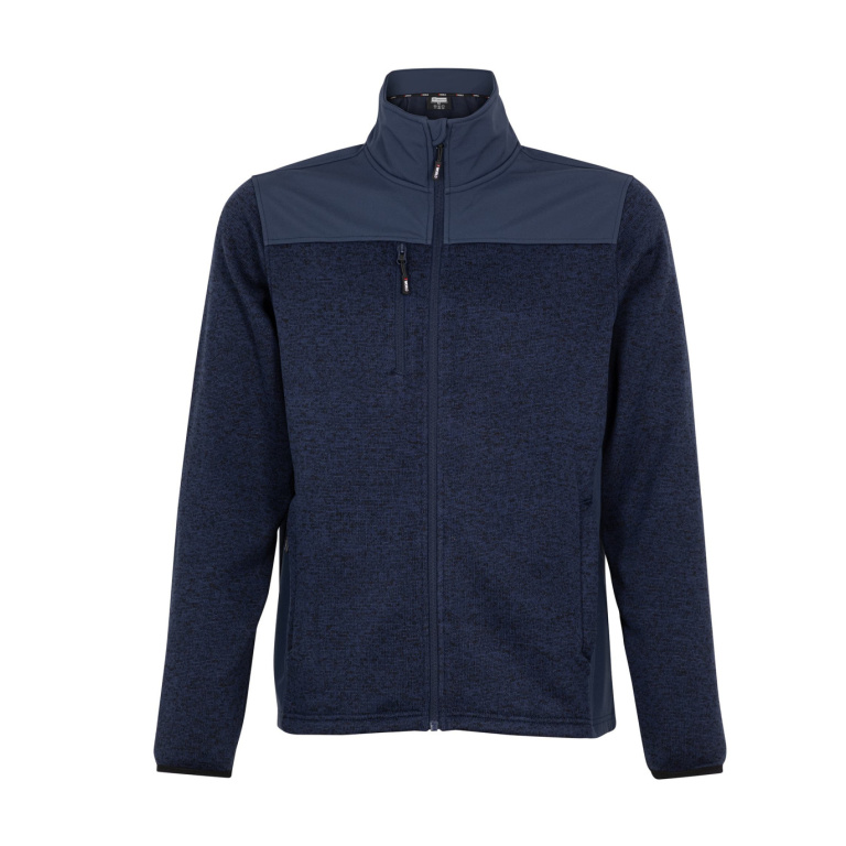 Chaqueta Knit Fleece Hombre - azul, s