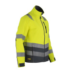 Softshell Bi Color Alta Visibilidad Clase 2 Mujer - amarillo-gris-oscuro, s