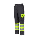Pantalon Alta Visibilidad Bi Color Clase 1 - gris-oscuro-amarillo, xl