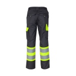 Pantalon Alta Visibilidad Bi Color Clase 1 - gris-oscuro-amarillo, xl