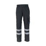 Pantalon Cargo Alerce Con Cinta Reflectiva Hombre - negro, 58
