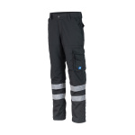 Pantalon Cargo Alerce Con Cinta Reflectiva Hombre - negro, 58