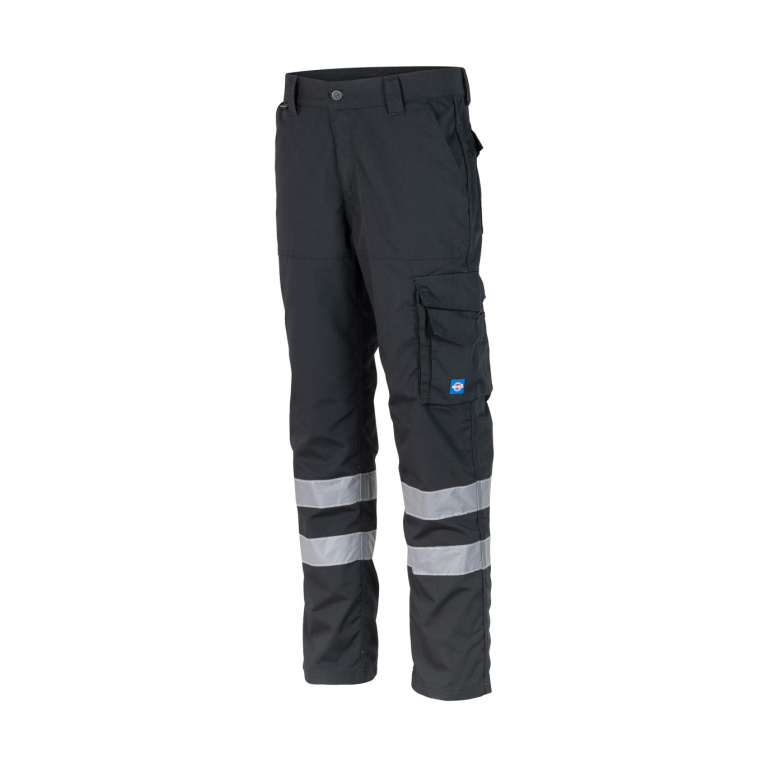 Pantalon Cargo Alerce Con Cinta Reflectiva Hombre - negro, 58
