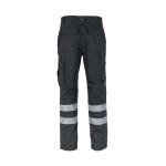 Pantalon Cargo Alerce Con Cinta Reflectiva Hombre - negro, 58
