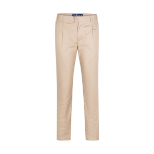 Pantalon Clasico Con Pinzas Hombre - beige, 58