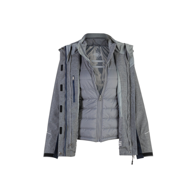 Parka 3 En 1 Secuoya Mujer - gris, s