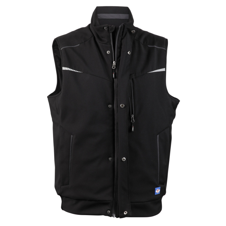 Softshell Rapel Sin Mangas Hombre - negro, s
