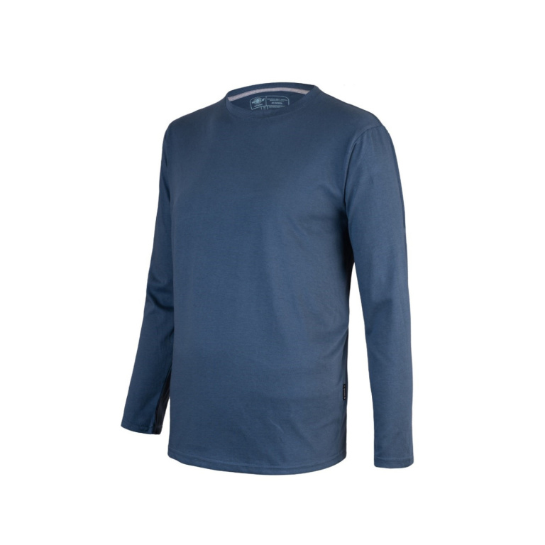 Polera Dryfresh Smooth Manga Larga Hombre - azul-noche, xl