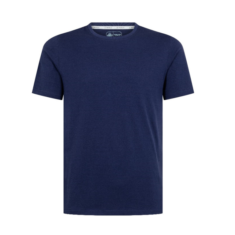 Polera Essential Soft Manga Corta Hombre - azul, xl