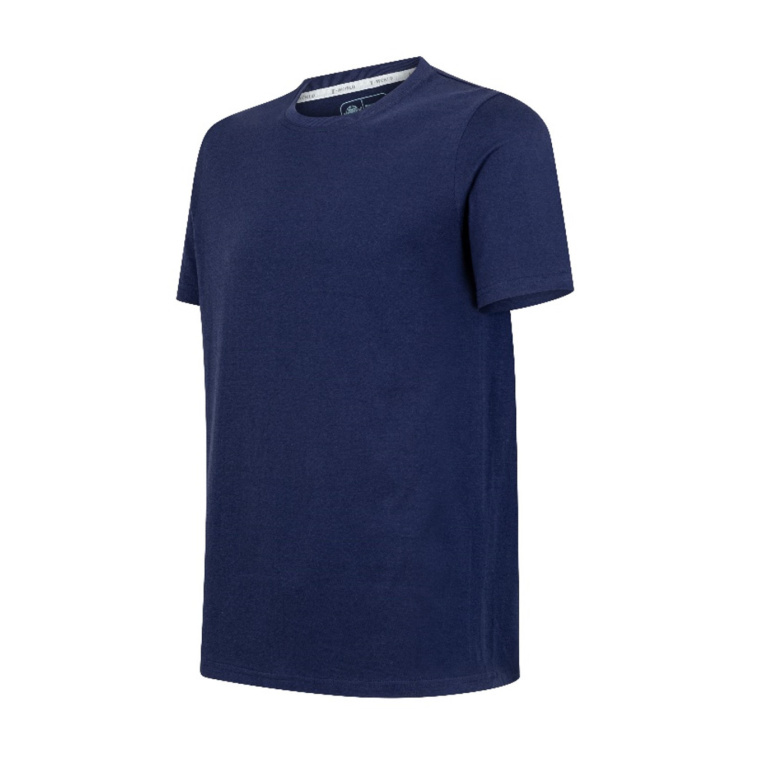 Polera Essential Soft Manga Corta Hombre - azul, xl