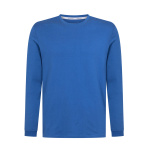 Polera Essential Soft Manga Larga Hombre - azulino, xs