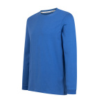 Polera Essential Soft Manga Larga Hombre - azulino, xs