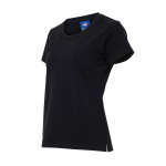 Polera 95% Algodón Manga Corta Mujer - negro, xl
