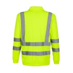 Polera Pique Alta Visibilidad DryFit Manga Larga Con Cinta Reflectiva - amarillo, xl