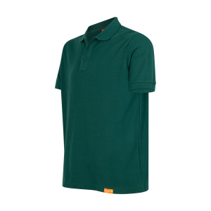 Polera Pique Manga Corta Hombre - verde-pino, xl