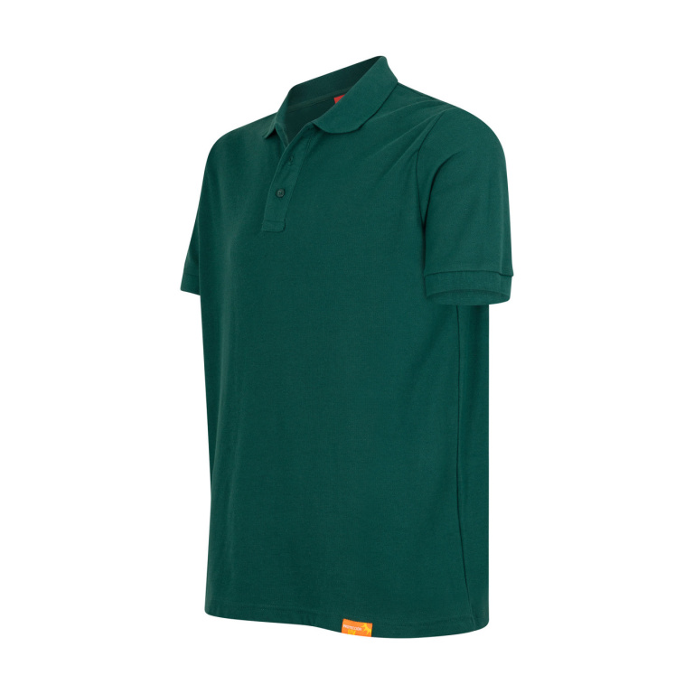 Polera Pique Manga Corta Hombre - verde-pino, xl