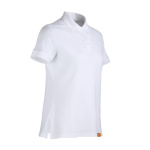 Polera Pique 80% Algodón Manga Corta Mujer - blanco, xl