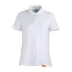Polera Pique 80% Algodón Manga Corta Mujer - blanco, xl