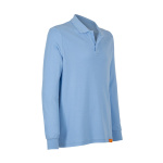 Polera Pique Manga Larga Hombre - celeste-claro, xl