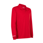 Polera Pique WorkDry Manga Larga Hombre - rojo, xl