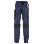 Pantalon Cargo Gabardina Hombre - azul, s
