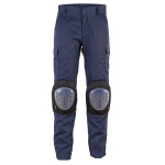 Pantalon Cargo Gabardina Hombre - azul, s