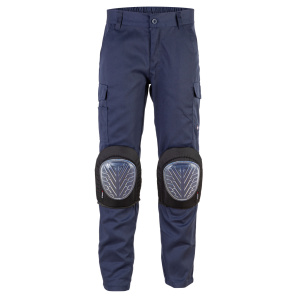 Pantalon Cargo Gabardina Hombre - azul, s