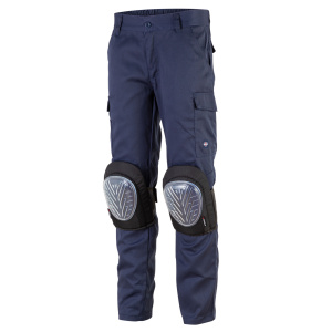 Pantalon Cargo Gabardina Hombre - azul, s