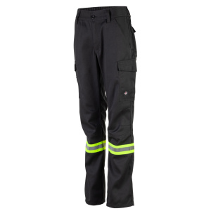 Pantalón Cargo Alta Visibilidad Con Cinta Dia Y Noche - negro, s