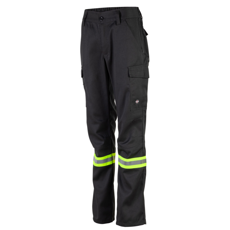 Pantalón Cargo Alta Visibilidad Con Cinta Dia Y Noche - negro, s