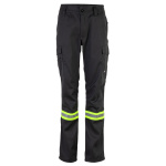 Pantalón Cargo Alta Visibilidad Con Cinta Dia Y Noche - negro, s