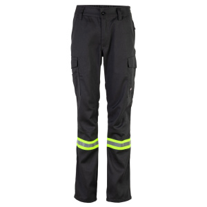 Pantalón Cargo Alta Visibilidad Con Cinta Dia Y Noche - negro, s