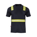 Polera Alta Visibilidad Manga Corta Hombre - azul, xl