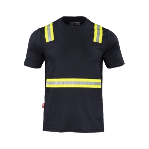 Polera Alta Visibilidad Manga Corta Hombre - azul, xl
