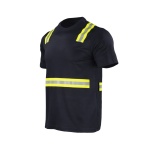 Polera Alta Visibilidad Manga Corta Hombre - azul, xl