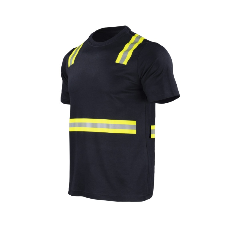 Polera Alta Visibilidad Manga Corta Hombre - azul, xl