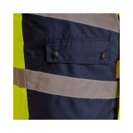 Parka Térmica Alta Visibilidad Clase 2 Hombre - amarillo-azul-marino, xl