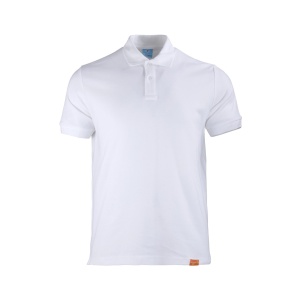 Polera Pique 80% Algodón Manga Corta Hombre - blanco, xl