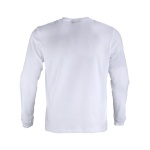 Polera 100% Algodón Manga Larga Hombre - blanco, xl