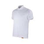 Polera Pique 80% Algodón Manga Corta Hombre - blanco, xl