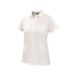 Polera Pique Comfort Spandex Manga Corta Mujer - blanco, xl