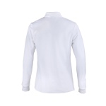 Polera Pique 80% Algodón Manga Larga Mujer - blanco, xl
